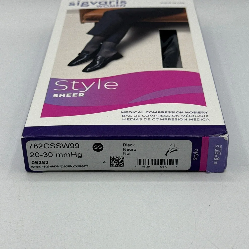 Sigvaris Compression Hosiery Women SS Multi 20-30mmHg Socks Pantyhose Lot of 4